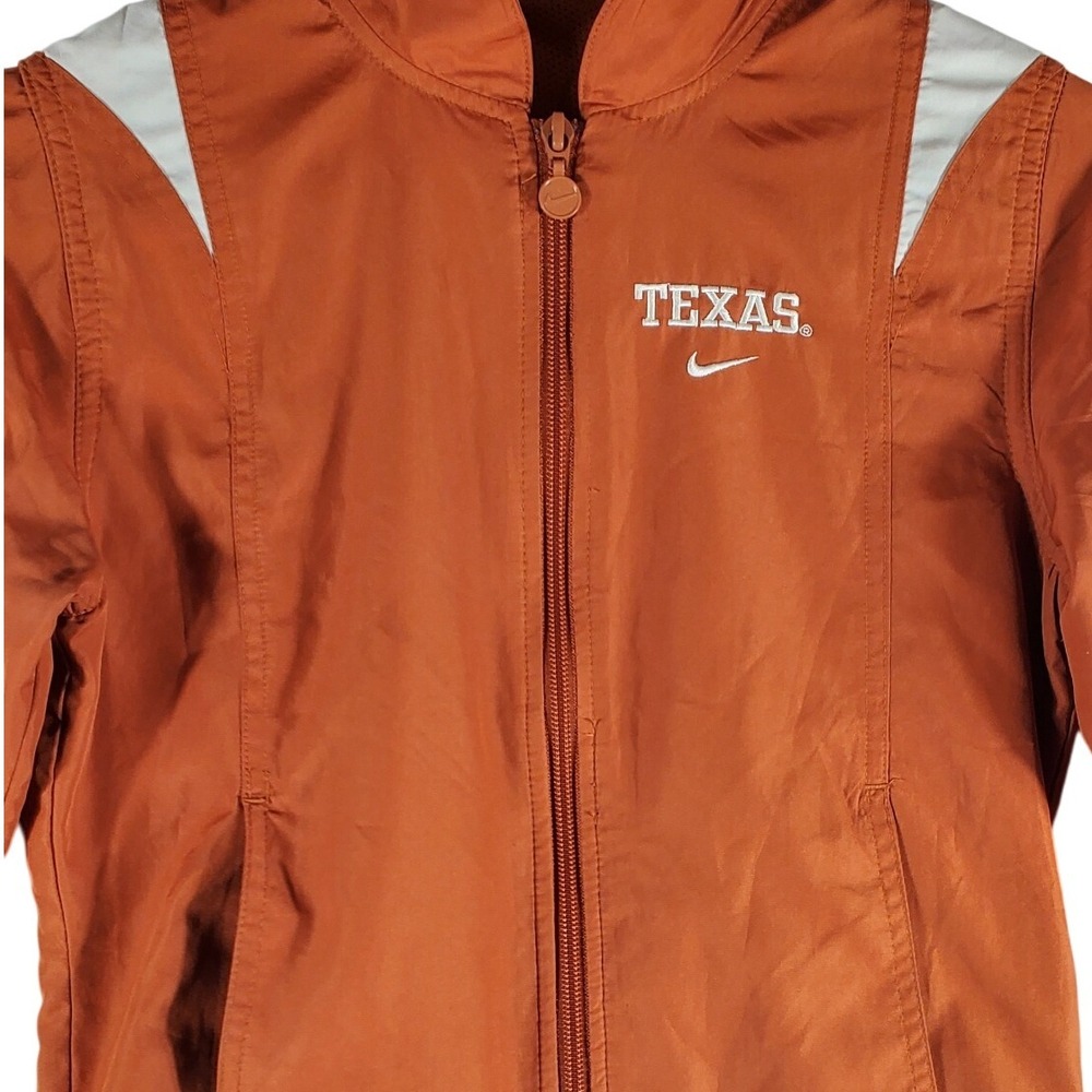 Nike Texas Longhorns‎ Youth XS Orange Track Jacket Athletic Zip Up - Picture 10 of 11
